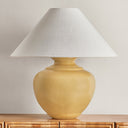 Ceramic Dijon Wash French Ridge Table Lamp 23" by Hudson Valley, view 2