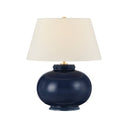 Ceramic Parrish Blue Moodus Table Lamp 20" by Hudson Valley