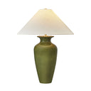 Ceramic Nori Green Grassy Point Table Lamp 22.5" by Hudson Valley