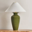 Ceramic Nori Green Grassy Point Table Lamp 22.5" by Hudson Valley, view 2