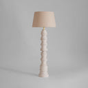 Ceramic Gloss Ivory Wayzata Floor Lamp 24" by Hudson Valley, view 5