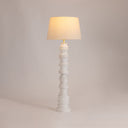 Ceramic Gloss Ivory Wayzata Floor Lamp 24" by Hudson Valley, view 6