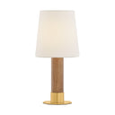 Aged Brass Meadowbrook Rechargeable Table Lamp 7" by Hudson Valley