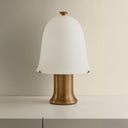 Patina Brass Kipps Rechargeable Table Lamp 8.25" by Hudson Valley, view 3