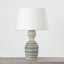 Ceramic White Dune Nahant Table Lamp 18" by Hudson Valley, view 3