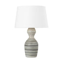 Ceramic White Dune Nahant Table Lamp 18" by Hudson Valley