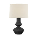 Ceramic Totem Black Ancram Table Lamp 17.5" by Hudson Valley