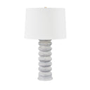 Ceramic Grey White Harwinton Table Lamp 18.75" by Hudson Valley
