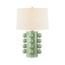 Ceramic Moss Crackle Roselle Table Lamp 17.25" by Hudson Valley