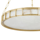 Vintage Brass Leda Chandelier 30" by Corbett Lighting, view 2