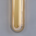 Aged Brass Litton Wall Sconce 5.75" x 28" by Hudson Valley, view 2