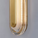 Aged Brass Litton Wall Sconce 5.75" x 28" by Hudson Valley, view 5