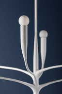 White Plaster Labra Chandelier 36.75" by Hudson Valley, view 3