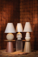Ceramic Ivory Petal Capers Table Lamp 19" by Hudson Valley, view 5