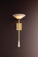 Vintage Brass Lausanne Wall Sconce 10" by Corbett Lighting, view 6