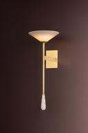 Vintage Brass Lausanne Wall Sconce 10" by Corbett Lighting, view 5