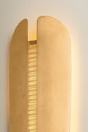 Vintage Gold Leaf Lille Wall Sconce 7.25" by Corbett Lighting, view 3