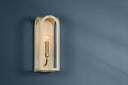 Vintage Gold Leaf Lincroft Wall Sconce 6.5" by Hudson Valley, view 3