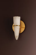 Vintage Brass Lombardy Wall Sconce 6" by Corbett Lighting, view 4