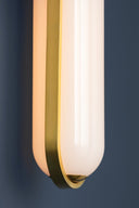 Aged Brass Lorimer Wall Sconce 4.75" by Hudson Valley, view 4