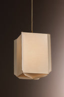 Patina Gold Leaf Louise Pendant 13" by Hudson Valley, view 2