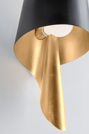 Vintage Gold Leaf Lucia Wall Sconce 9.5" by Corbett Lighting, view 5