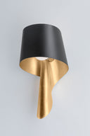 Vintage Gold Leaf Lucia Wall Sconce 9.5" by Corbett Lighting, view 4