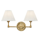 Aged Brass Classic No.1 Wall Sconce 18.25" by Hudson Valley