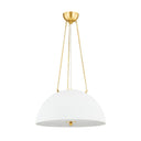 Aged Brass Chiswick Pendant 20" by Hudson Valley