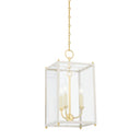 Aged Brass Chaselton Lantern 10" by Hudson Valley