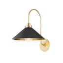 Aged Brass and Distressed Bronze Clivedon Wall Sconce 12" x 16" by Hudson Valley