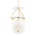 Aged Brass Rousham Lantern 15.75" by Hudson Valley
