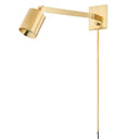 Aged Brass Highgrove Plug-In Sconce by Hudson Valley