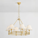 Aged Brass Howard Chandelier 32.75" x 23" by Hudson Valley, view 2