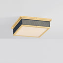 Aged Brass and Darkest Blue Ashdown Flush Mount 14" x 4" (MDS1900-AGB/DBL) by Hudson Valley, view 2