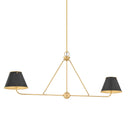 Aged Brass and Distressed Bronze Burghley Linear 10" x 21" by Hudson Valley