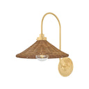 Aged Brass Kensington Wall Sconce 12" by Hudson Valley