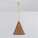 Aged Brass Kensington Pendant 14.75" by Hudson Valley, view 3