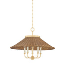 Aged Brass Kensington Chandelier 27.5" by Hudson Valley