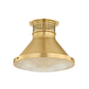 Aged Brass Highclere Flush Mount 12.75" x 9.75" by Hudson Valley