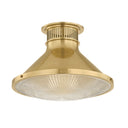 Aged Brass Highclere Flush Mount 17.75" x 12.25" by Hudson Valley