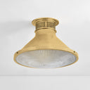 Aged Brass Highclere Flush Mount 17.75" x 12.25" by Hudson Valley, view 2