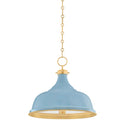 Aged Brass Painted No. 1 Pendant 18" x 16" by Hudson Valley