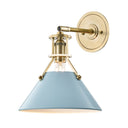 Aged Brass Painted No.2 Wall Sconce 9.5" x 11.75" by Hudson Valley