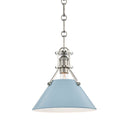 Polished Nickel Painted No.2 Pendant 9.5" x 9.25" by Hudson Valley