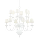 White Plaster Windsor Chandelier 38" by Hudson Valley