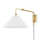 Aged Brass Dorset Plug-In Sconce 16.25" by Hudson Valley