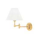 Aged Brass Signature No.1 Wall Sconce 10" by Hudson Valley