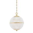 Aged Brass Sphere No. 3 Pendant 13" by Hudson Valley