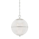 Polished Nickel Sphere No. 3 Pendant 13" by Hudson Valley